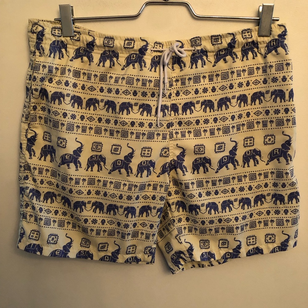 Boardies India Elephant Pattern Board Shorts size M
